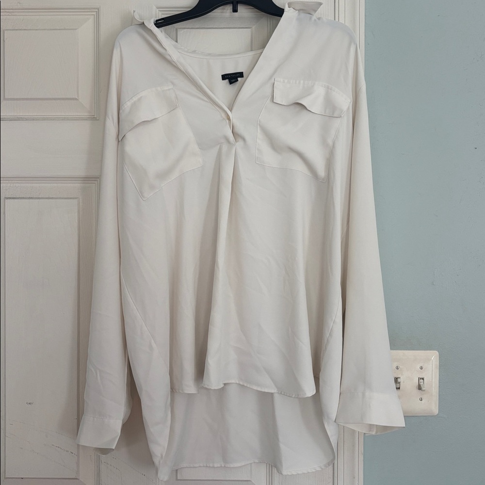 Ann Taylor Classic Cream Blouse